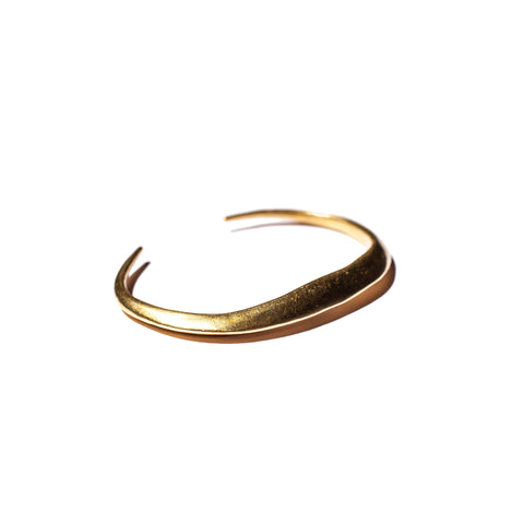 Spiked Curve Cuff Brass - K/LLER COLLECTION
