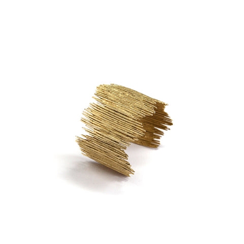 Brass Quill Matchstick Cuff