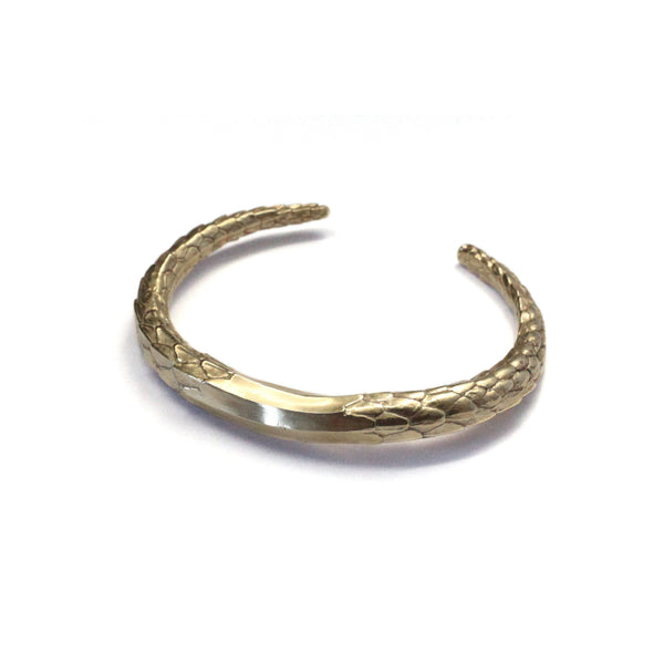 Scaled Cuff in Brass | K/LLER Collection Jewelry – K/LLER COLLECTION