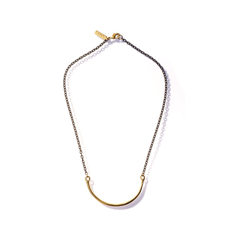 SMALL QUILL CURVE COLLAR BRASS